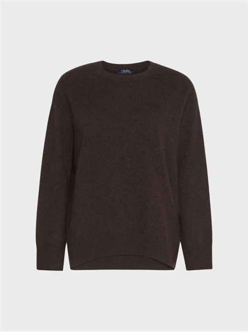 Brushed pure cashmere crew-neck knit S' MAX MARA | 2629366173600003